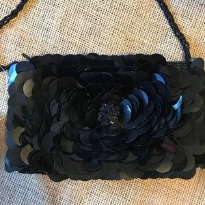 La Regale Sequin Evening Hand Bag Prom Purse